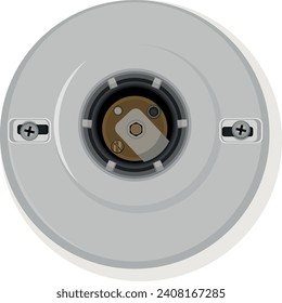 bulb holder isolated on white background