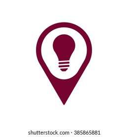 Bulb icon .