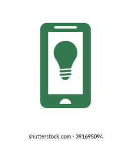 Bulb icon .