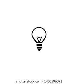 Bulb icon. Creative idea sign