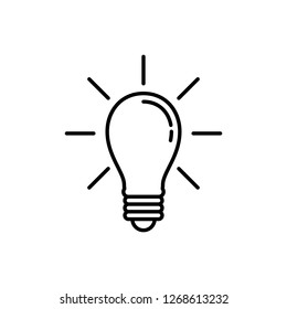 Bulb icon design collection