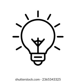 bulb icon design, illustration design