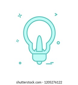 Bulb icon design vector