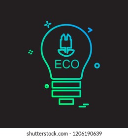 Bulb icon design vector