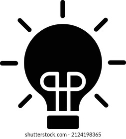 Bulb Icon, Education Icon, School Sign and Symbols. Suitable use for web app and pattern design.