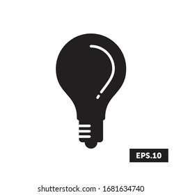 Bulb icon, Electricity sign/symbol vector