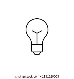 bulb icon. Element of automation icon for mobile concept and web apps. Thin line bulb icon can be used for web and mobile. Premium icon