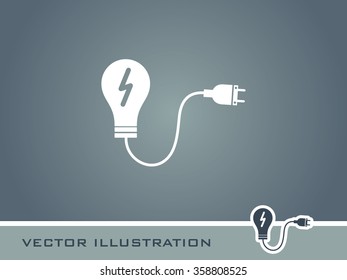 Bulb Icon. Eps-10.