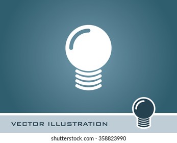 Bulb Icon. Eps-10.
