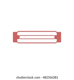 Bulb  icon. Flat design.