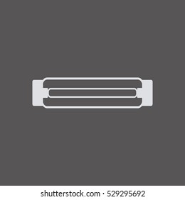 Bulb  icon. Flat design.