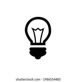 Bulb icon. bulb icon flat design in vector.