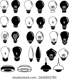 Bulb Icon Grand Pack Editable