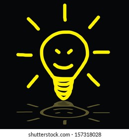 BULB ICON - HAND DRAWN