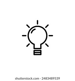 Icono de lámpara. Icono de pista. Icono de luz.