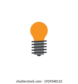 Bulb icon. Idea symbol. Light sign. Logo design element