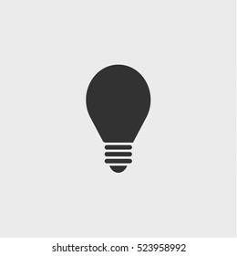 Bulb icon illustration isolated vector sign symbol