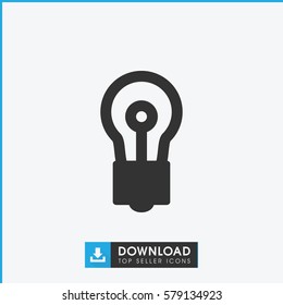 bulb icon illustration isolated vector sign symbol