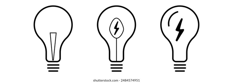 Bulb icon. Lamp icon vector isolated background. Light bulb icon vector. Idea vector icon. Eps 10.