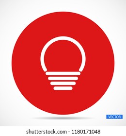 bulb, icon, light, vector, lamp, 