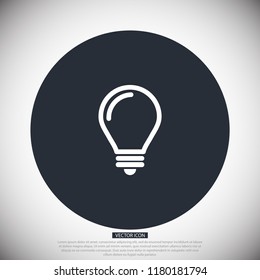 bulb, icon, light, vector, lamp, 