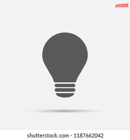 bulb, icon, light, vector, lamp, 