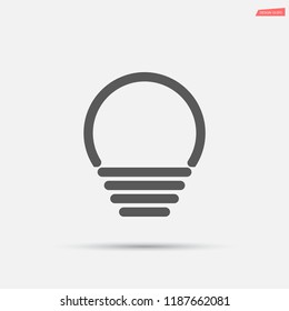 bulb, icon, light, vector, lamp, 