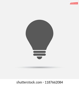 bulb, icon, light, vector, lamp, 