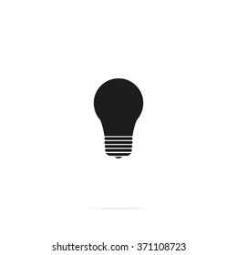 Bulb icon. Lightbulb illustration.