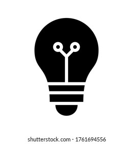Bulb  icon or logo isolated sign symbol vector illustration - high quality black style vector icons
