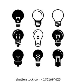 Bulb  icon or logo isolated sign symbol vector illustration - Collection of high quality black style vector icons
