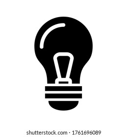 Bulb  icon or logo isolated sign symbol vector illustration - high quality black style vector icons
