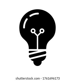 Bulb  icon or logo isolated sign symbol vector illustration - high quality black style vector icons
