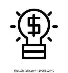 bulb icon or logo isolated sign symbol vector illustration - high quality black style vector icons
