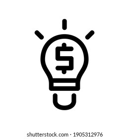 bulb icon or logo isolated sign symbol vector illustration - high quality black style vector icons
