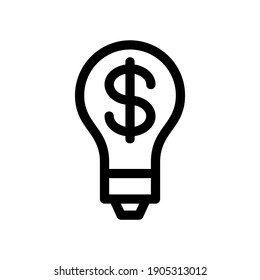 bulb icon or logo isolated sign symbol vector illustration - high quality black style vector icons
