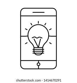 Bulb icon. Seo analytics concept vector icon.