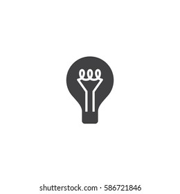 bulb icon. sign design