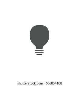 bulb icon. sign design