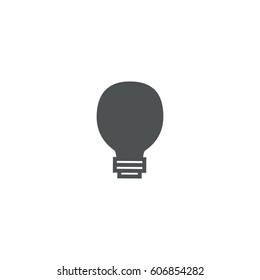 bulb icon. sign design