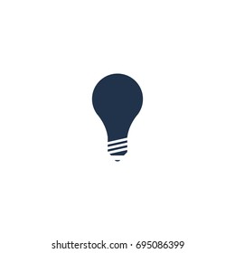 bulb icon. sign design