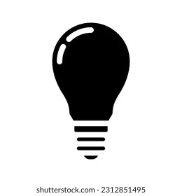 Bulb icon. sign for mobile concept and web design. vector illustration