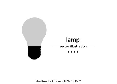 Bulb icon - Stock Vector Illustration