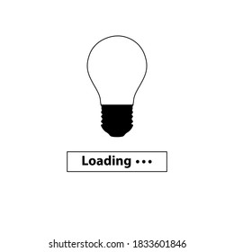Bulb icon - Stock Vector Illustration
