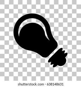 bulb icon stock vector illustration flat design