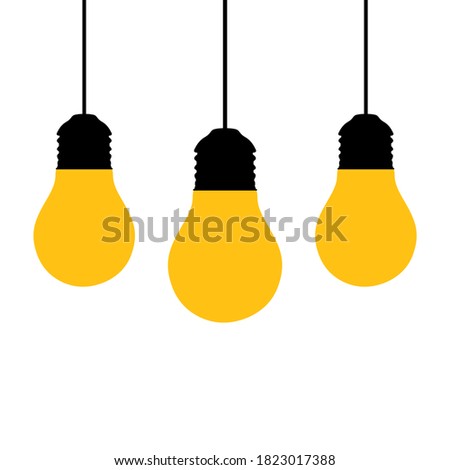 Bulb icon - Stock Vector Illustration