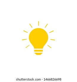 bulb icon symbol design vector