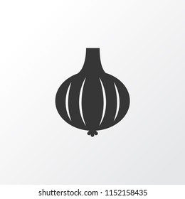 Bulb icon symbol. Premium quality isolated onion element in trendy style.