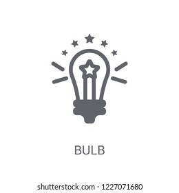 Bulb icon. Trendy Bulb logo concept on white background from Startup Strategy and Success collection. Suitable for use on web apps, mobile apps and print media.