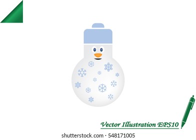 bulb icon vector.